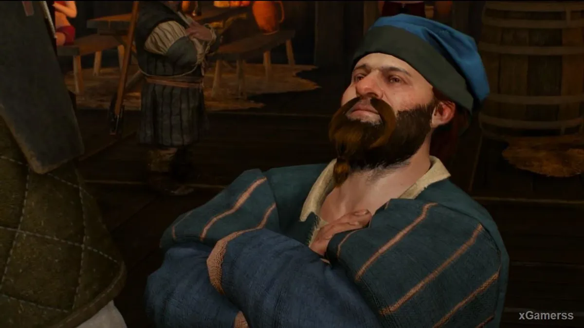 Dwarven builder asking Geralt how to remodel the Rosemary and Thyme in Witcher 3