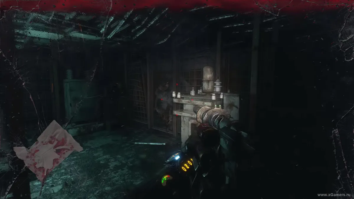 Switch at the end of the room
