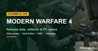 Call of Duty: Modern Warfare 4 – Release Date, Editions, Early Access & PC Specs
