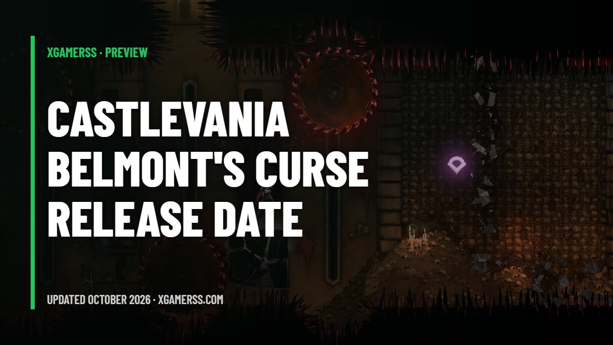 Castlevania: Belmont's Curse Release Date, Price, Editions, PC Specs and Everything We Know