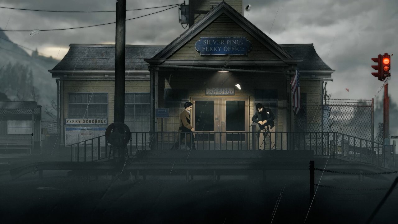 Silver Pines mixes rotoscoped characters with photo-textured environments