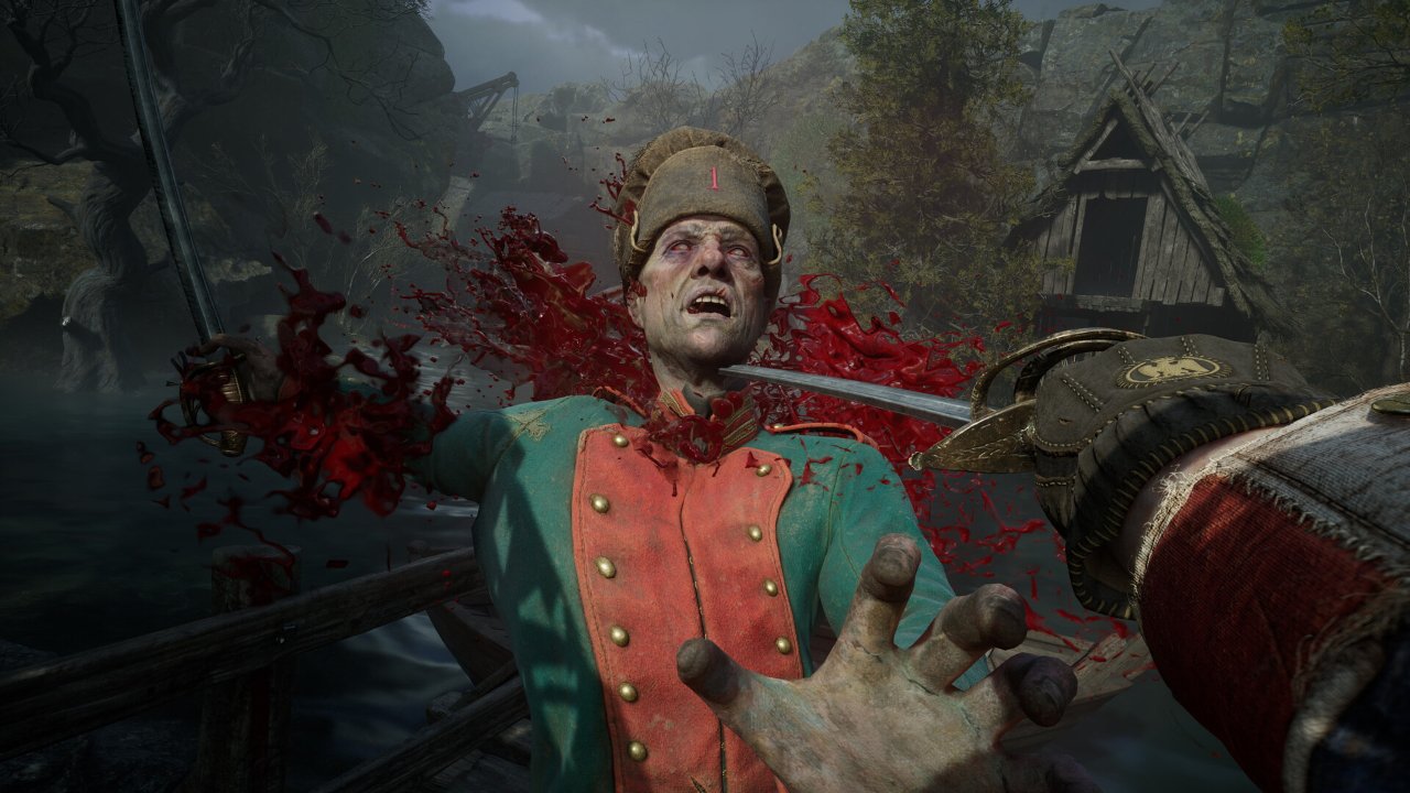 Valor Mortis combat mixes melee weapons, firearms and supernatural powers