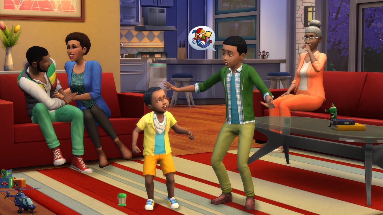 Build mode in The Sims 4