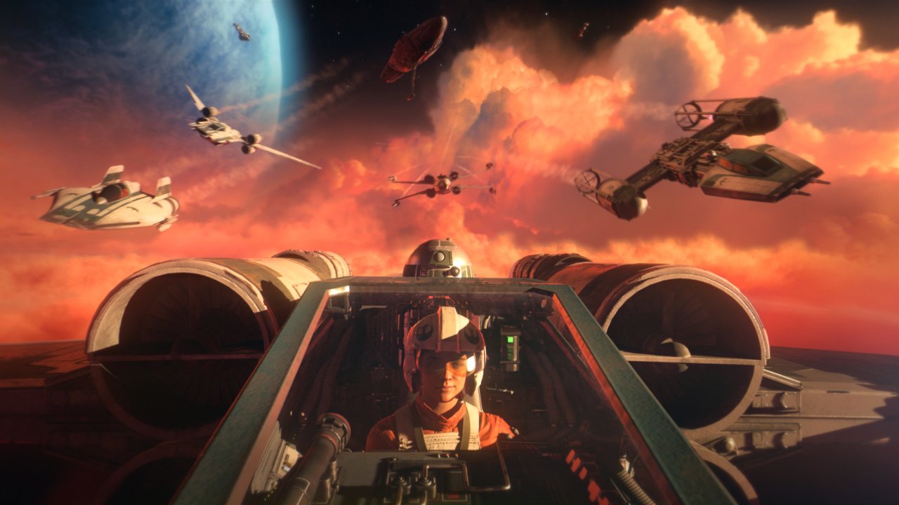 Star Wars: Squadrons cockpit view