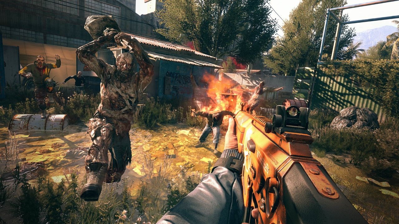 Parkour combat in Dying Light