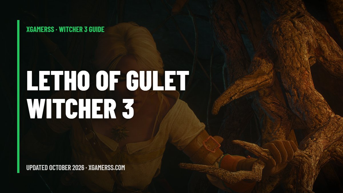Letho of Gulet in The Witcher 3: Complete Character Guide and Questline