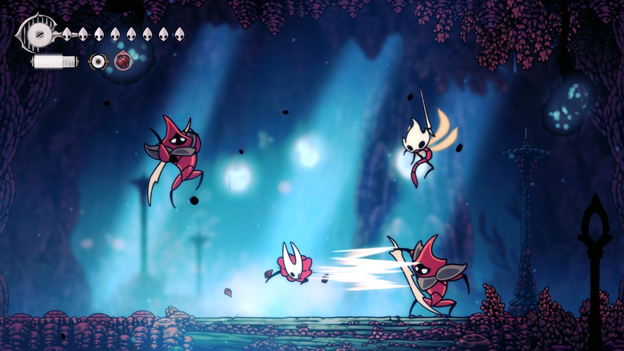 Hollow Knight: Silksong: Hornet in combat
