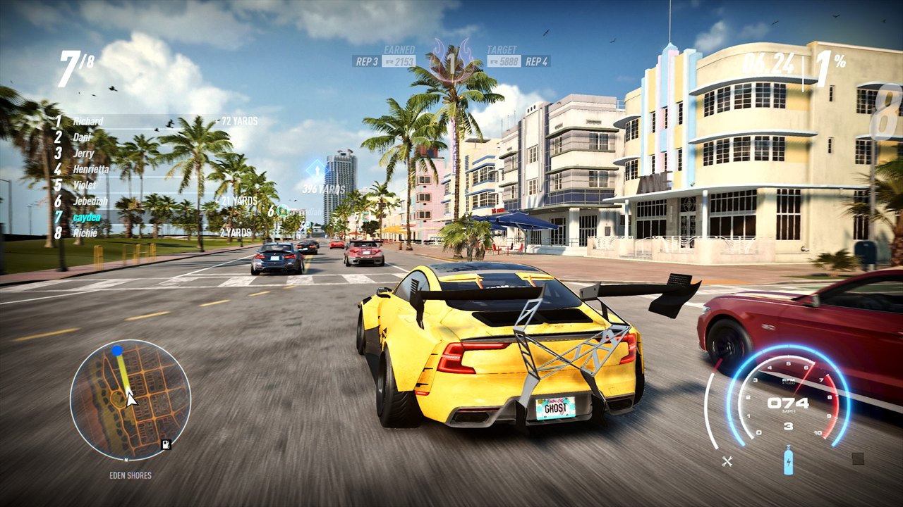 Need for Speed Heat: racing through Palm City