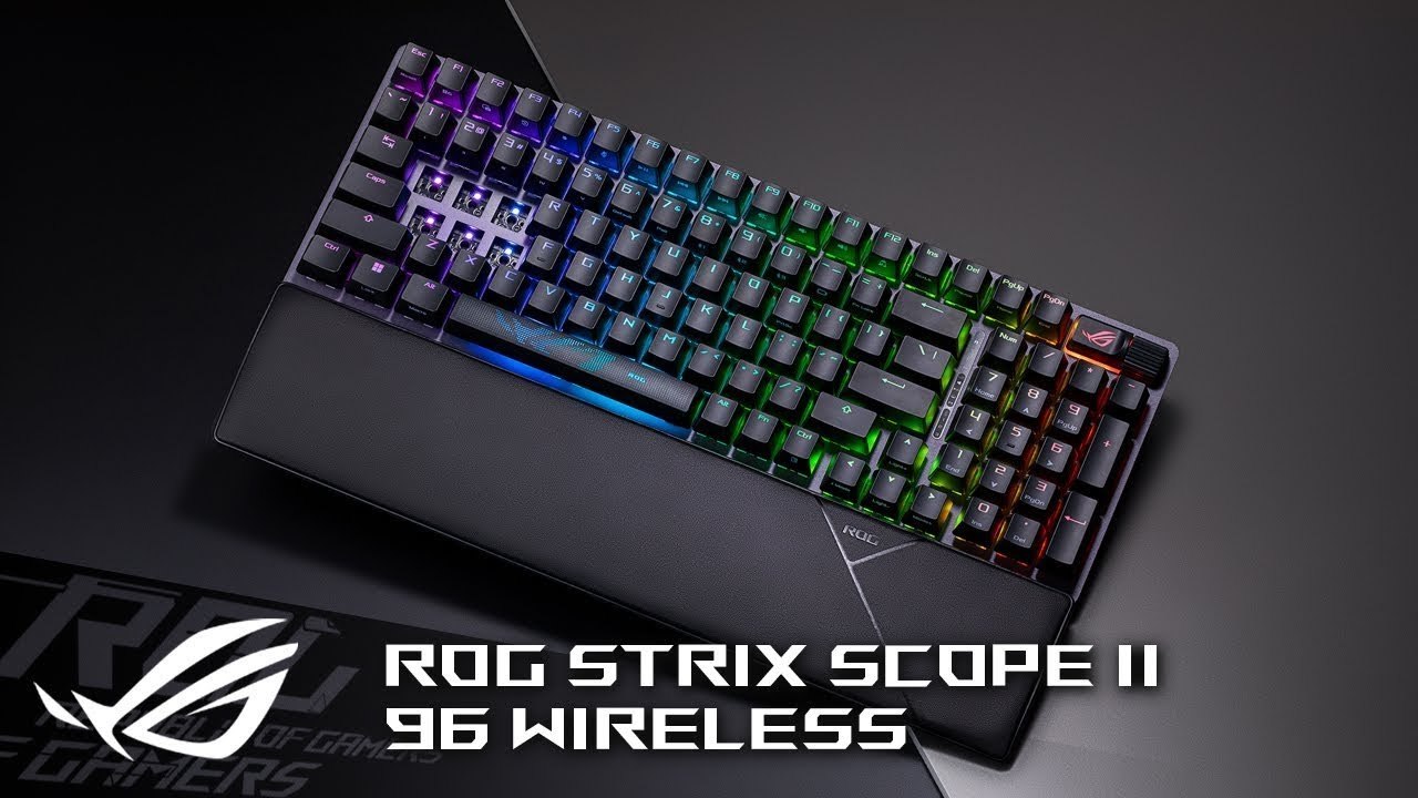 ROG Strix Scope II 96 Wireless keeps the number pad