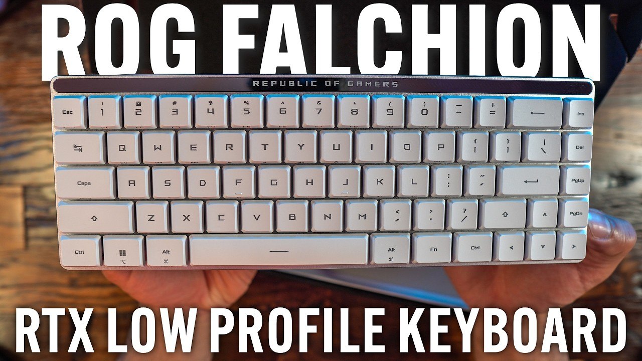 ROG Falchion RX Low Profile, a slim 65% keyboard