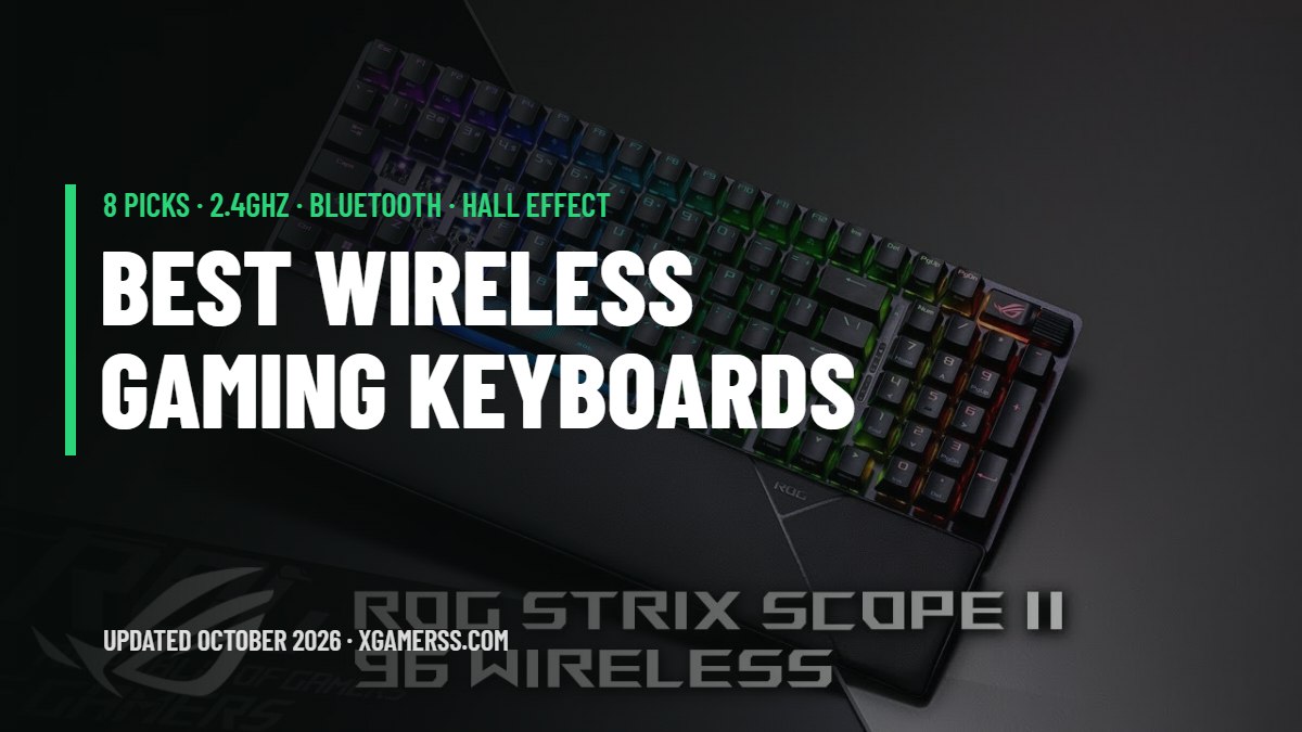 Best Wireless Gaming Keyboards in 2026: 8 Picks for Every Size and Budget