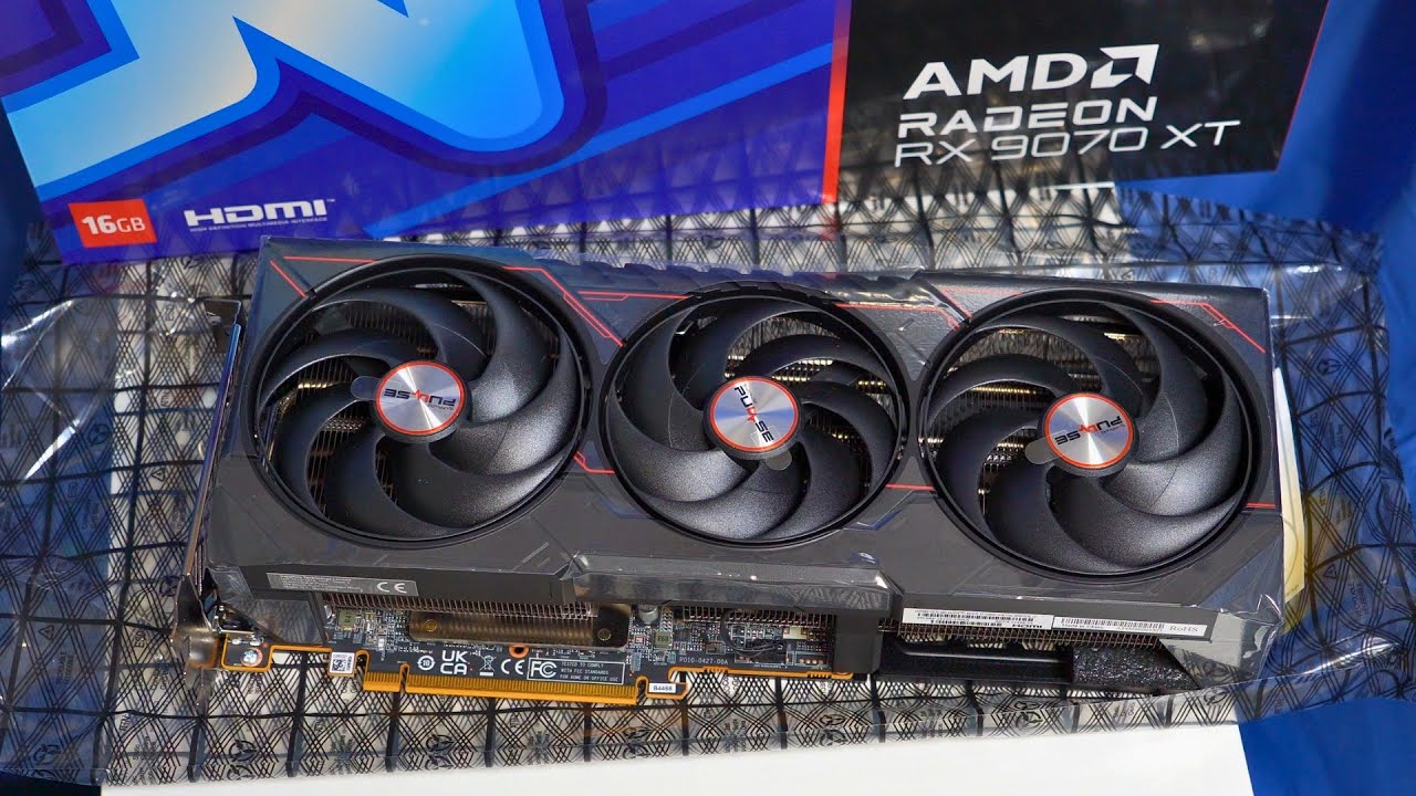 Sapphire Pulse Radeon RX 9070 XT graphics card