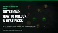 Witcher 3 Mutations: How to Unlock Them and the Best Picks for Every Build
