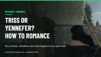 How to Romance Triss or Yennefer in Witcher 3, and What Happens If You Try Both