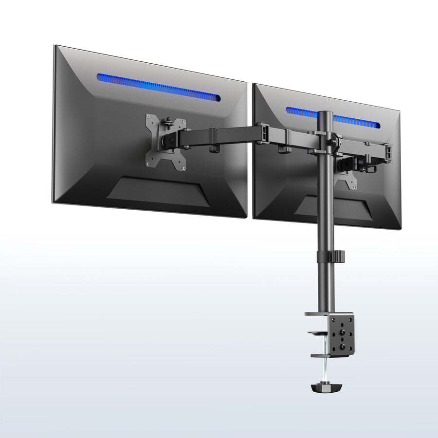VIVO STAND-V002 dual monitor desk mount with center pole