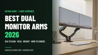 Best Dual Monitor Arms in 2026: Comparison and Buying Guide