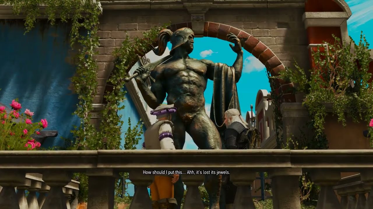 Statue of Reginald d Aubry in Beauclair