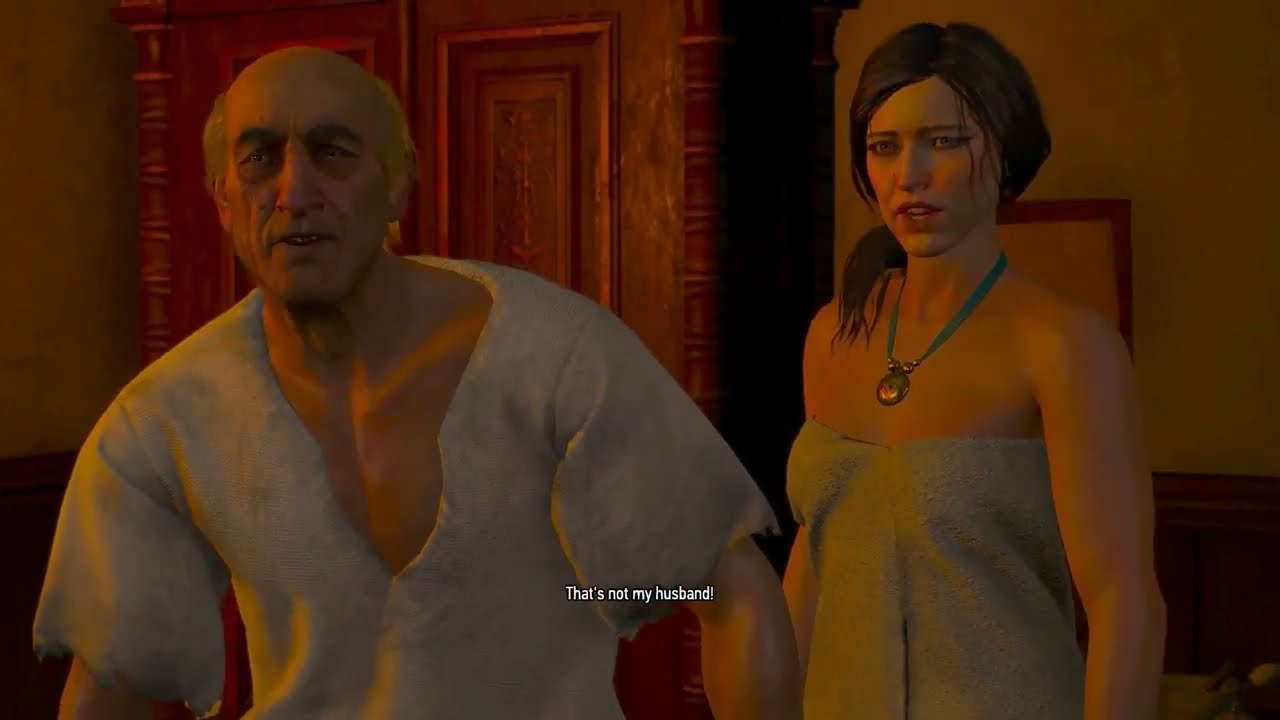 Hughes de Saberre and Rosalinda in Witcher 3