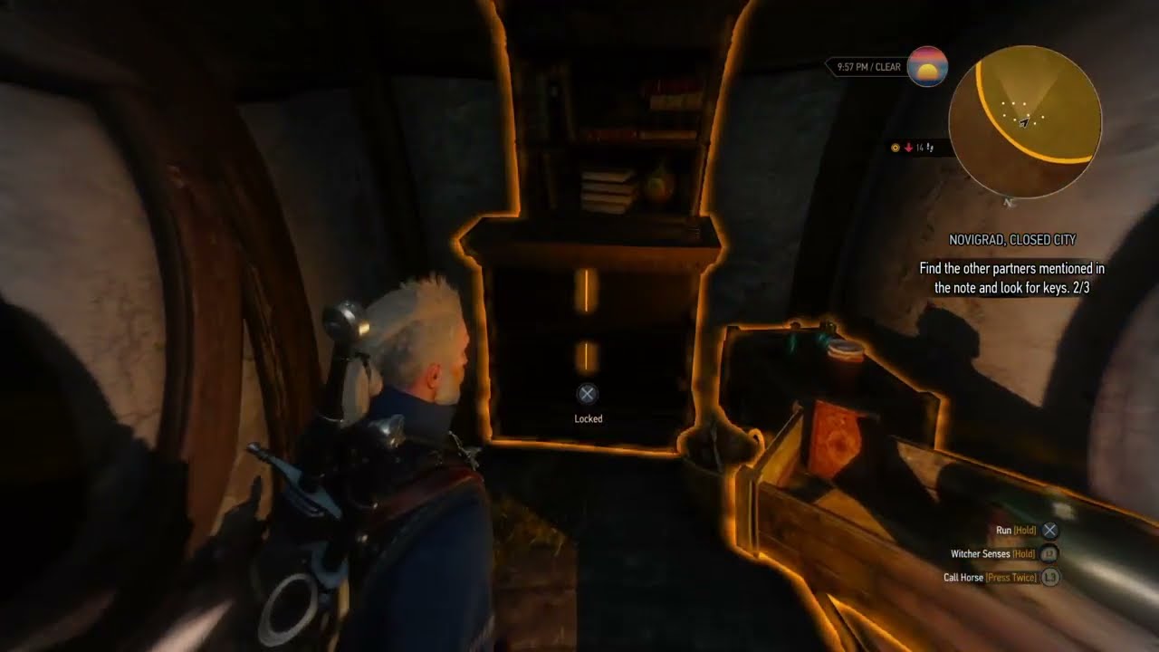 Secret compartment in Fritz house in Novigrad