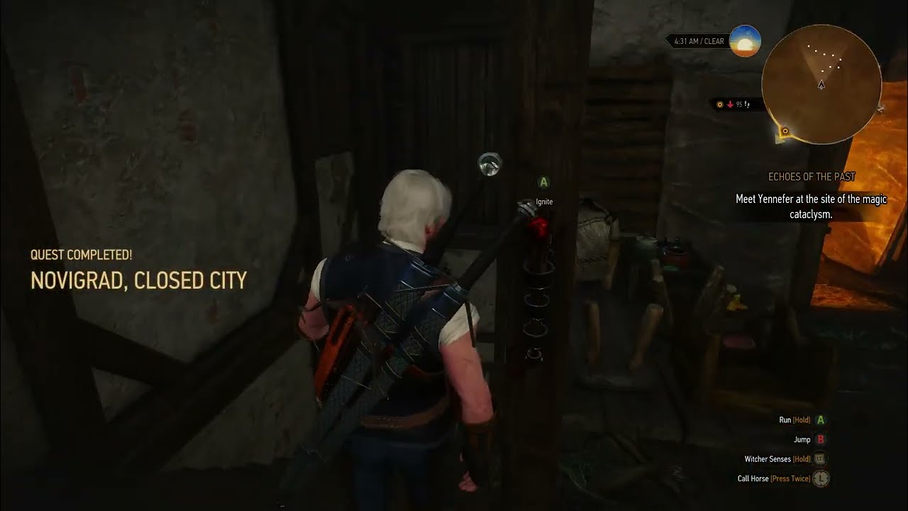 Novigrad Closed City quest completed at the safe