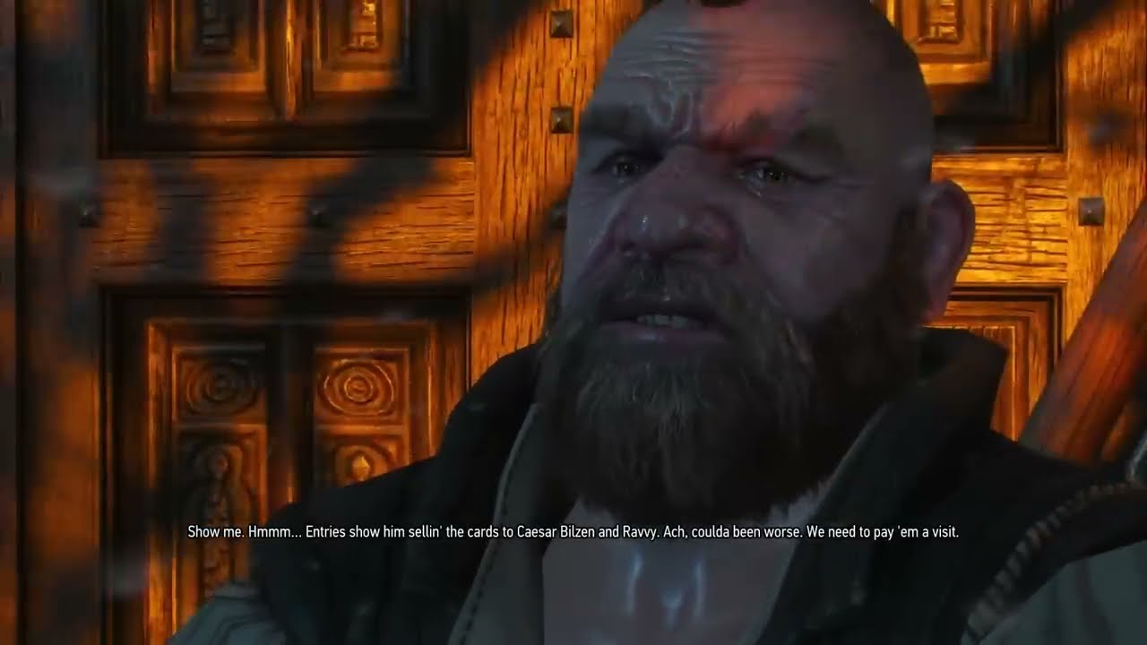 Zoltan reads Zed's ledger in A Dangerous Game