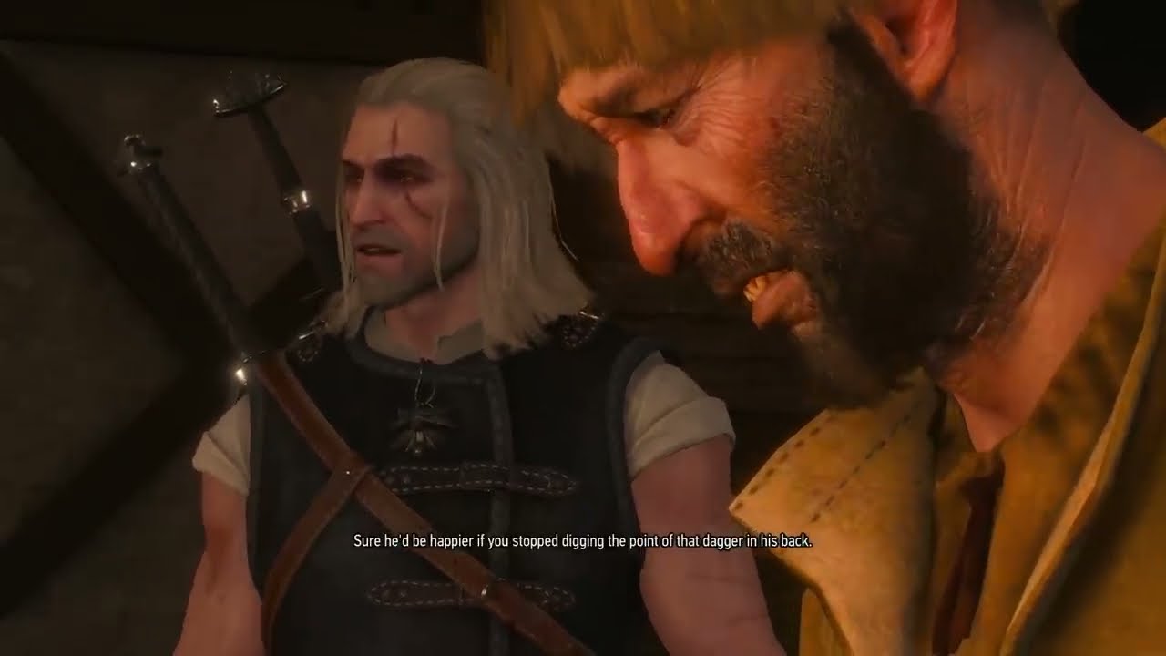 Geralt and Ravik at The Golden Sturgeon