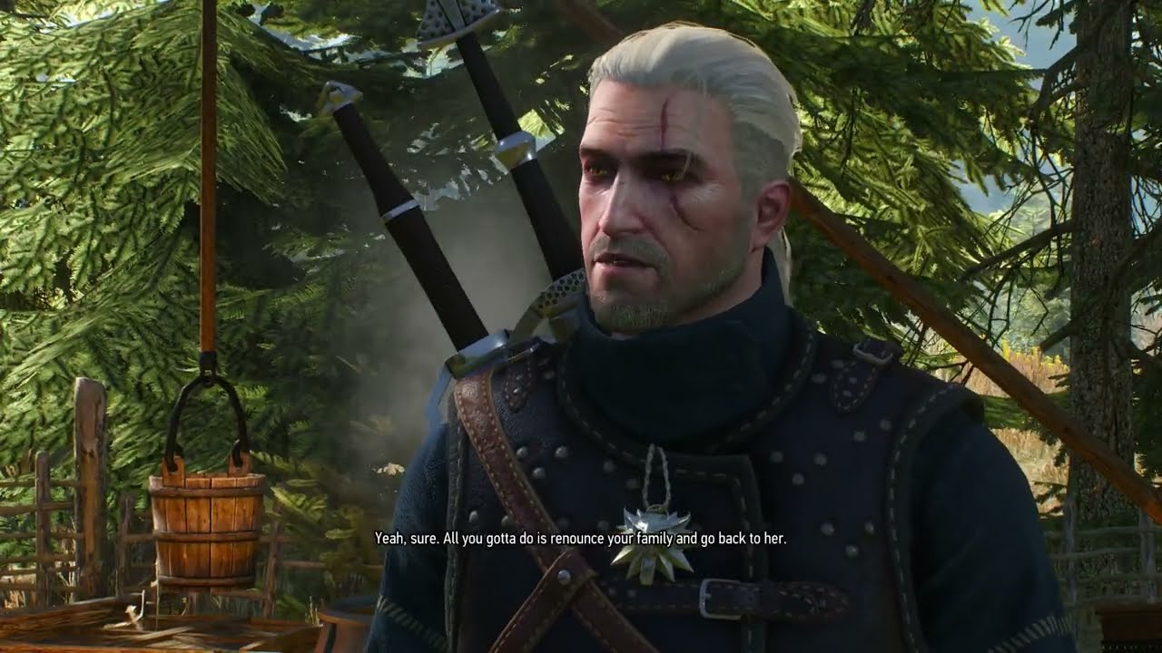 Geralt tells Lothar what Jonna wants