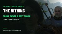 The Nithing in The Witcher 3: Who Owns the Shawl, Jonna and the Best Choice
