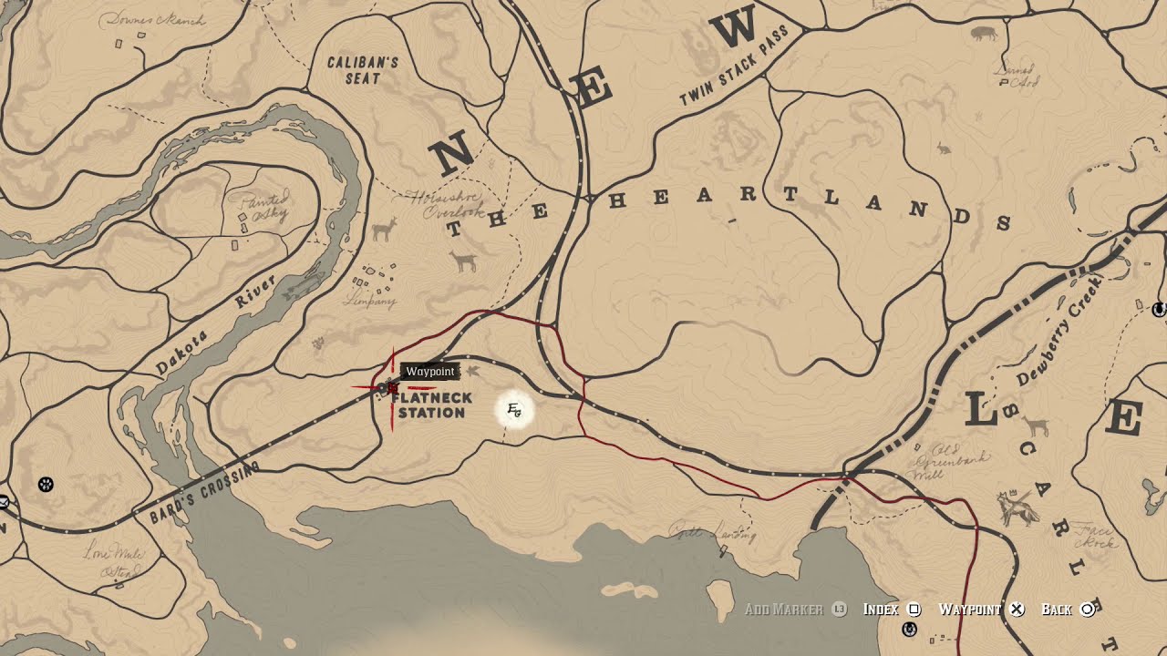 Red Dead Redemption 2 map