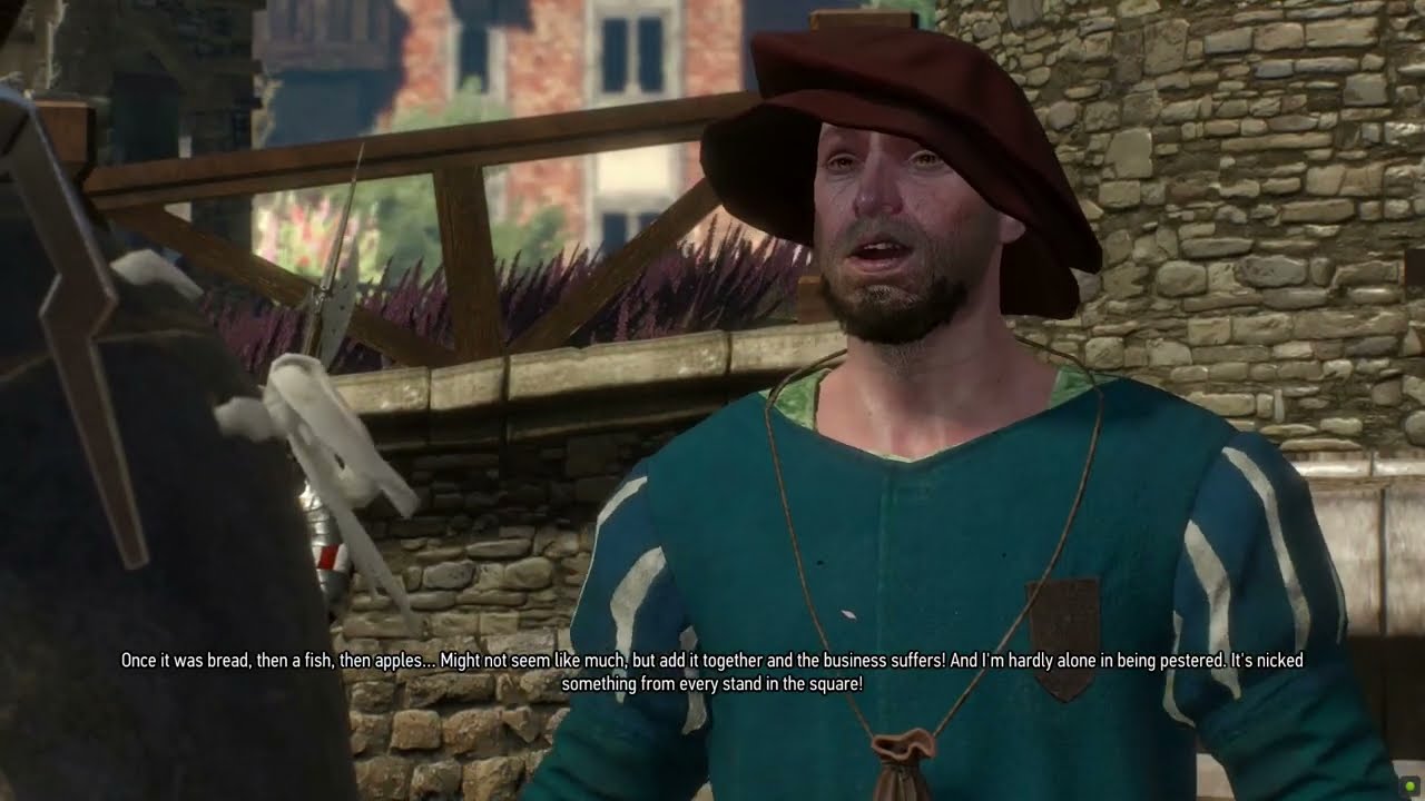 Sylvester Amello the merchant in Novigrad