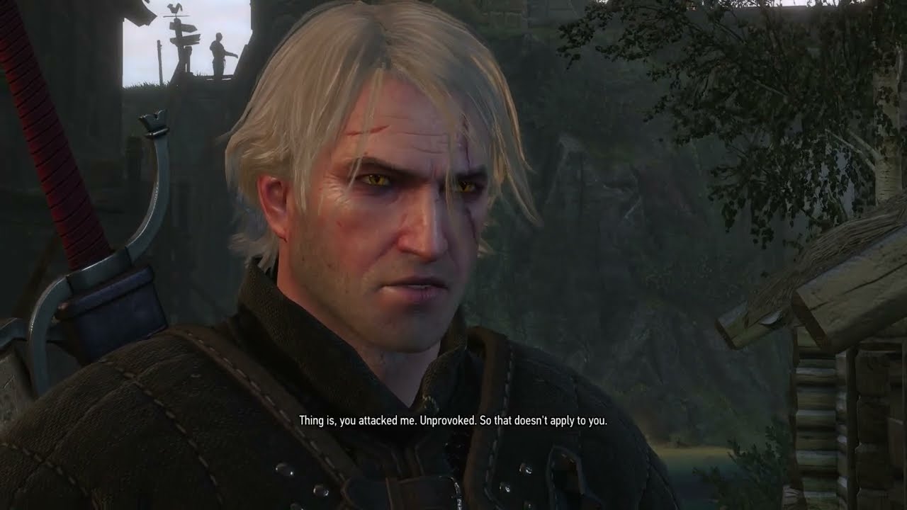 The doppler talks to Geralt