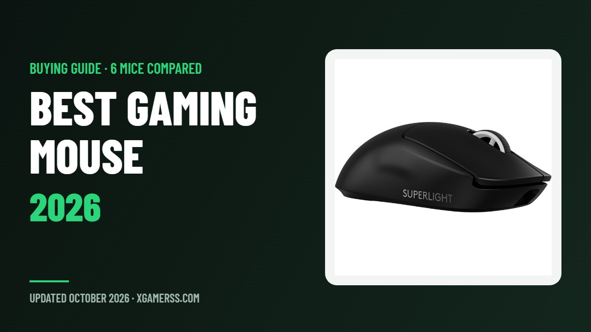 Best Gaming Mouse in 2026: 6 Wireless Picks from $35 to $160