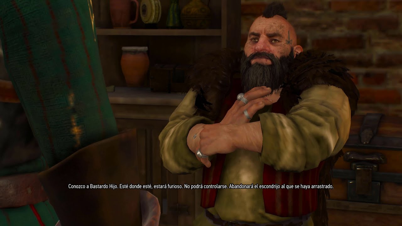 Carlo Cleaver Varese, the dwarf gang boss in Witcher 3