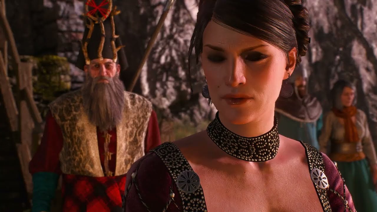 King Bran's funeral at Kaer Trolde harbor in The Witcher 3