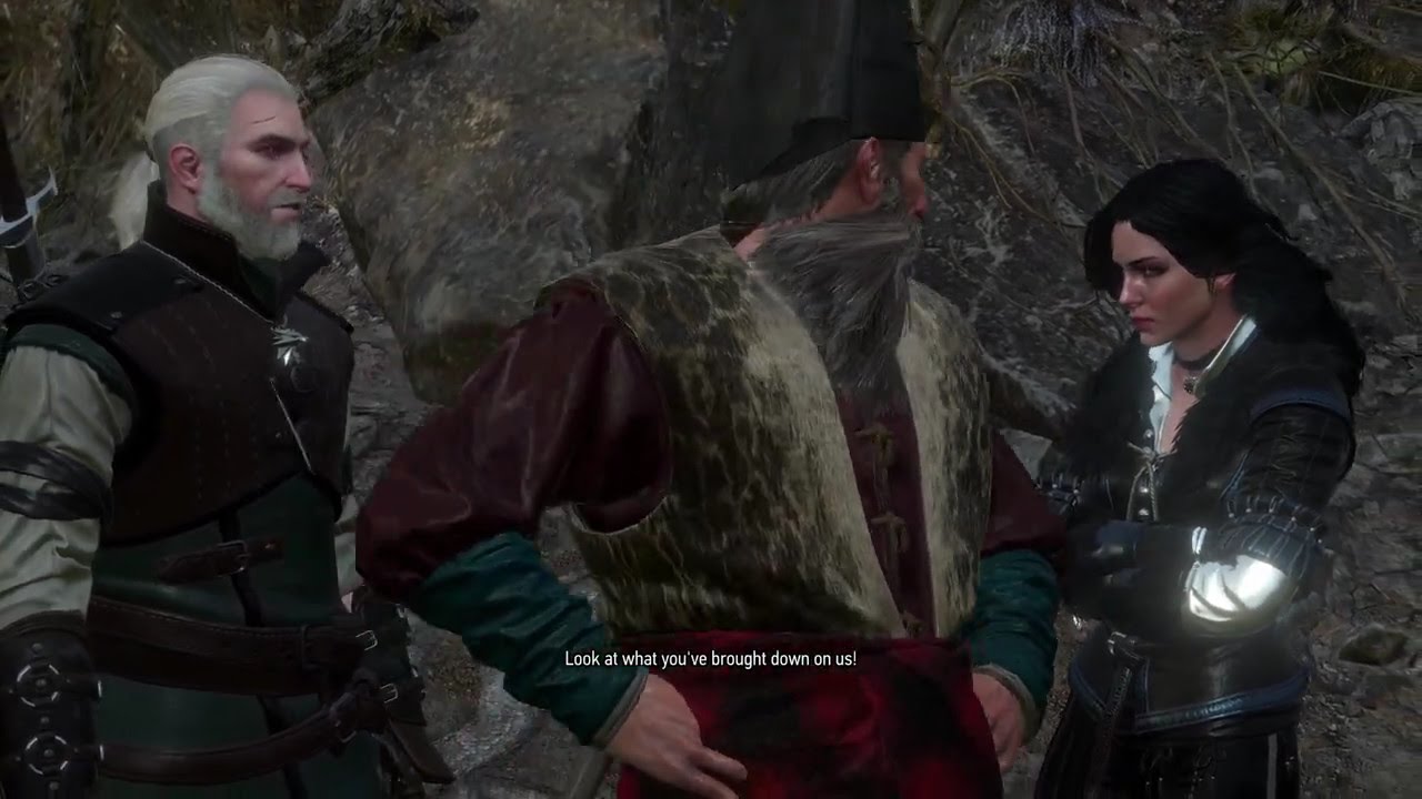 Geralt, Ermion and Yennefer talk about the visions in Echoes of the Past