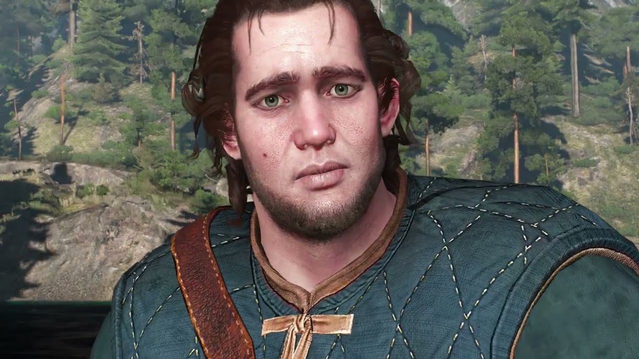 Skjall talks to Ciri in Lofoten in The Calm Before the Storm