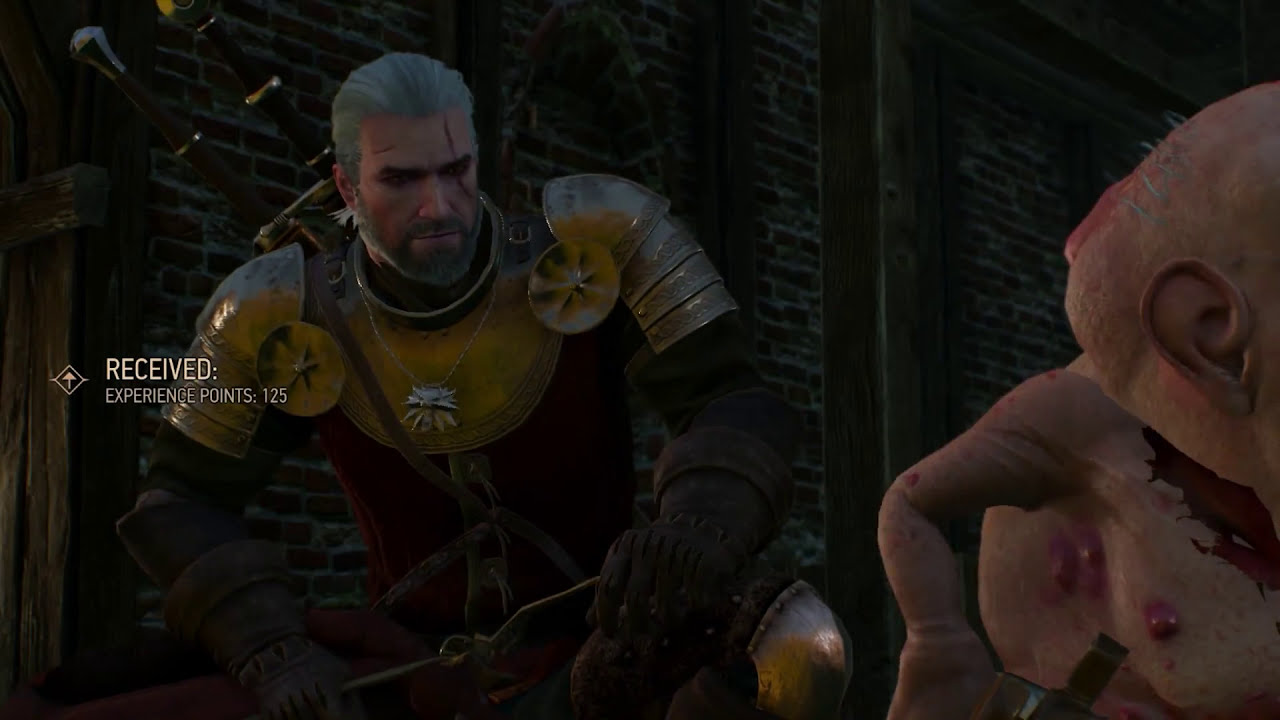 Geralt collects Uma at Crow's Perch in The Witcher 3